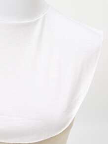 1pc Solid Faux Dickey Collar