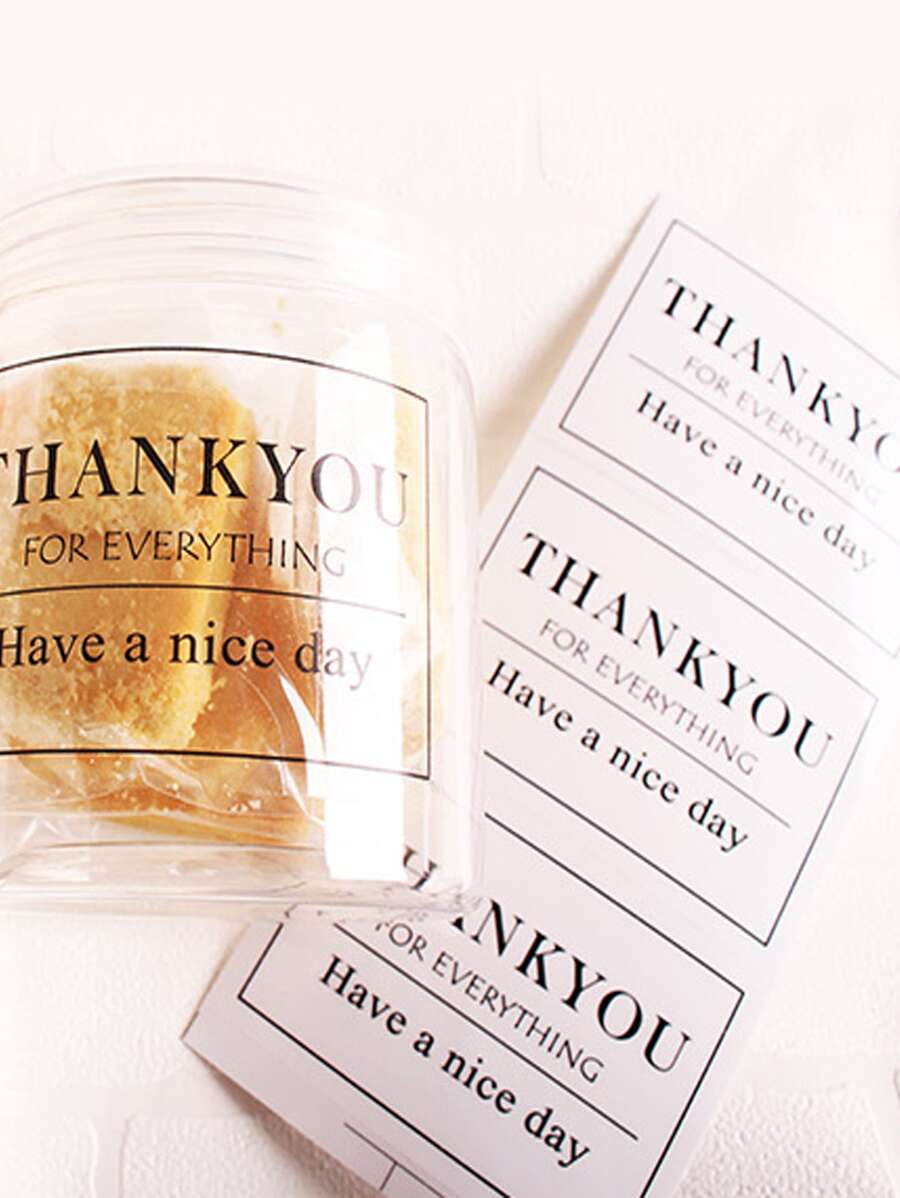 30pcs Slogan Graphic Gift Sticker - Multicolor - View 1