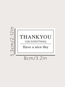 30pcs Slogan Graphic Gift Sticker - Multicolor - View 2
