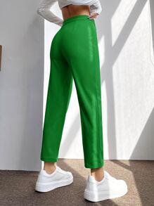 SHEIN PETITE Pantaloni con cucitura dettaglio cropped