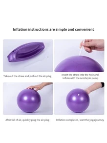 1 pieza mini Yoga bola - Morado - Ver 4