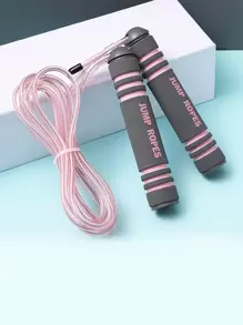1pc Fitness Exercise Steel Wire Skipping Rope Gym Accessories, Sport, Gym, Home Exercise, Jump Rope, Skipping Rope, Jump Rope
