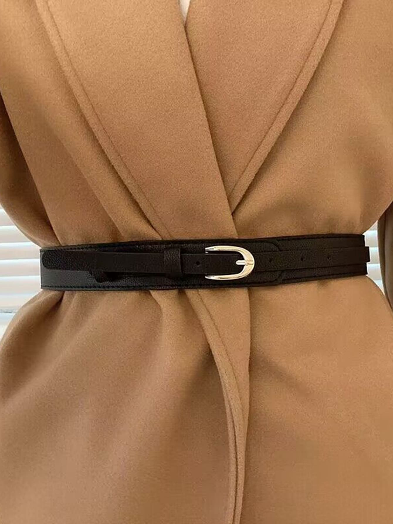 Metal Buckle Belt Summer, School Fall, Autumn, Halloween - Black - View 1