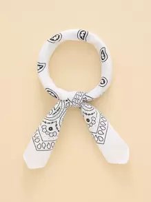 1 Máy Tính Nữ Họa Tiết Họa Tiết Paisley In Phong Cách Thường Ngày Cao Su Cổ Điển Đầu Phụ Kiện Dây, Tóc, Băng Lý Tưởng Để Trang Điểm Cho Vẻ Ngoài Của Bạn - trắng - Xem 2