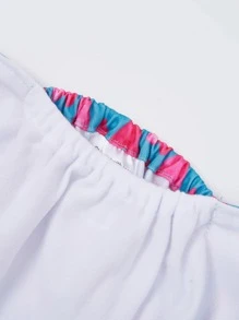 Happy Flute 4入組嬰兒愛心圖案布尿布 - 彩色 - 查看 4