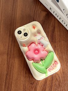 花紋理質感手機殼 - 彩色 - 查看 2