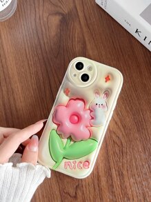 花紋理質感手機殼 - 彩色 - 查看 4