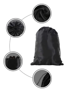 3pcs Wig Storage Bag - Black - View 4