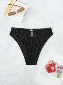 素色鏤空泳衣下裝