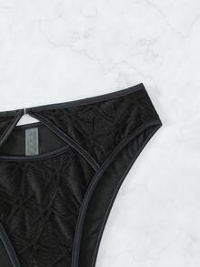 素色鏤空泳衣下裝