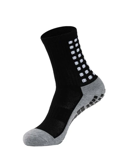 1雙男士日常生活用波點圖案圓點襪