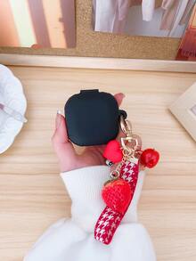 Vỏ silicon Strawberry Charm tương thích với Airpods - màu đen - Xem 5