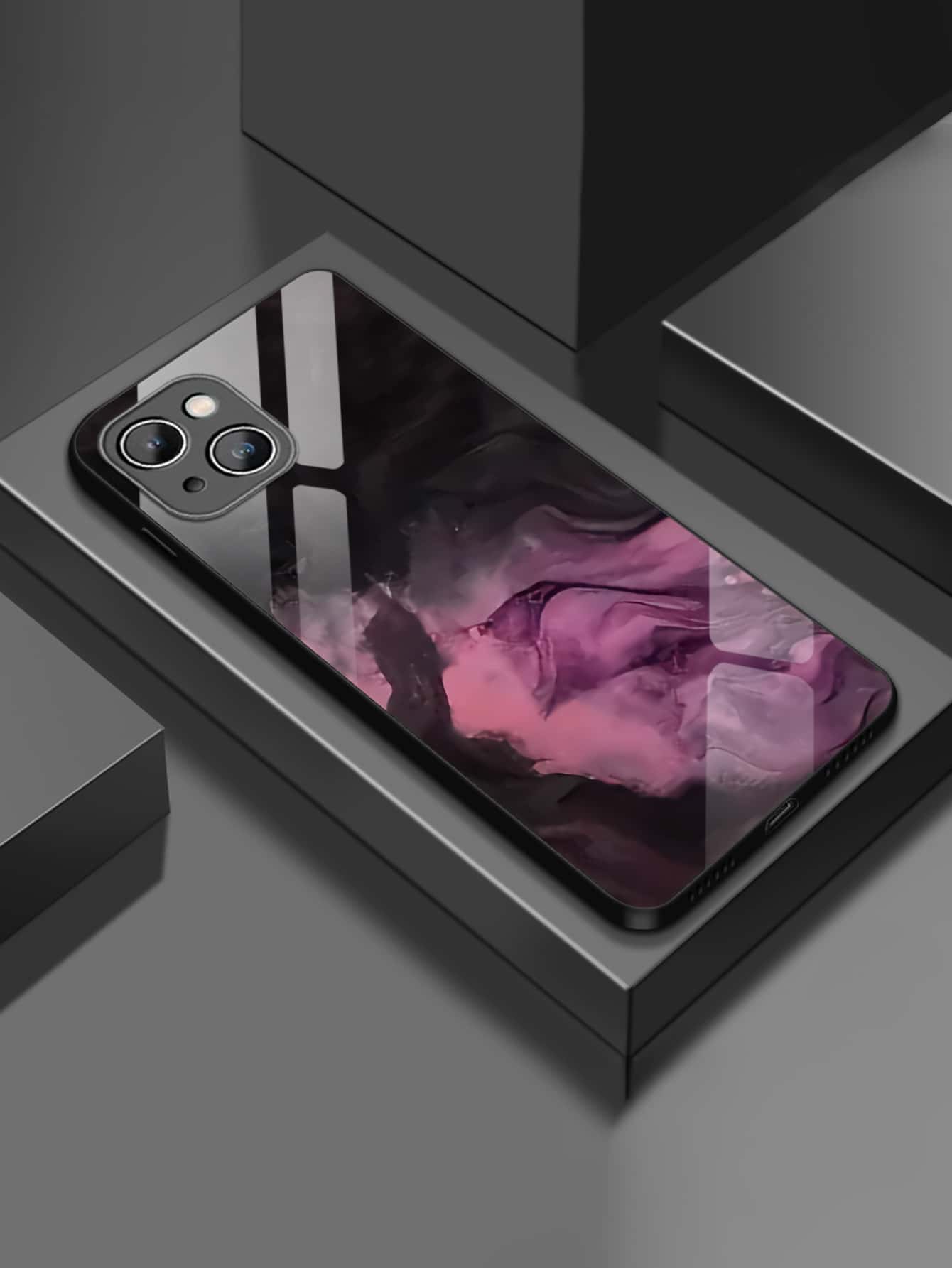 Funda de teléfono con patrón de smog, versión internacional, no la versión nacional - Multicolor - Ver 1