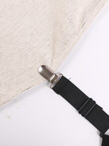 1pc Bed Sheet Holder Straps, Fitted Sheet Strap - Black - View 4