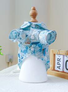 1 cái áo sơ mi thú cưng đồ họa hoạt hình cho chó cho mùa hè - Nhiều màu - Xem 3