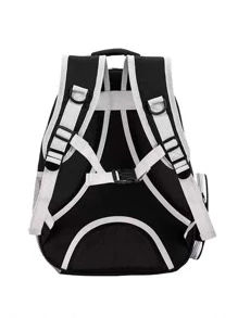 1pc Clear Pet Carrier Bag For Cat For Outdoor - Black - View 3