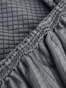 1入組家具灰塵極簡滌綸可水洗家具罩 - 灰色 - 查看 5