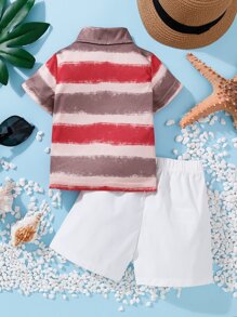 Bebé de color combinado Camisa polo & Shorts - Multicolor - Ver 2