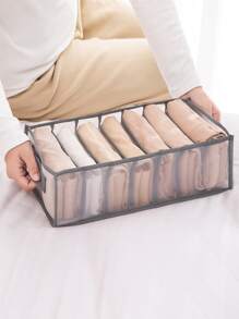 1 Màu Xám Quần Áo Hộp Bảo Quản, Hiện Đại Polyamide Hộp Đựng Tổ Chức Phòng Ngủ, Tủ Quần Áo, Quần Áo Cho Gia Đình - Xám - Xem 2