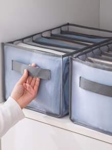 1 Màu Xám Quần Áo Hộp Bảo Quản, Hiện Đại Polyamide Hộp Đựng Tổ Chức Phòng Ngủ, Tủ Quần Áo, Quần Áo Cho Gia Đình - Xám - Xem 5