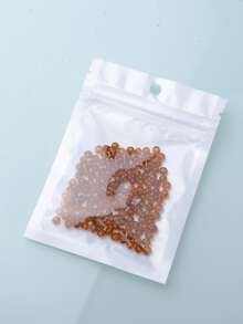 100 件/套 4 毫米時尚玻璃珠 DIY 女士珠寶配件，適合 DIY 珠寶製作 - 棕色 - 查看 3