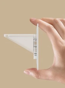 2pcs Strong Cabinet Shelf Support Clips With Adhesive For Kitchen Cabinets, Bookshelves, Wardrobes Etc.