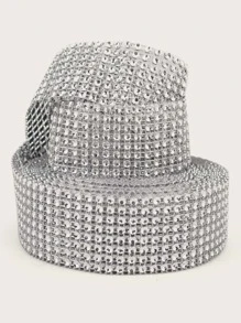 1roll Decoration Rhinestone - Silver - View 1