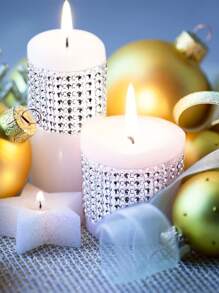 1roll Decoration Rhinestone - Silver - View 4