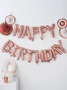 13入組生日快樂兒童生日派對鋁箔氣球套裝