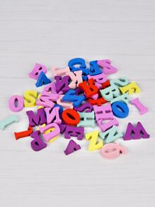 100 CÁI Đồ trang trí số bằng gỗ màu sắc ngẫu nhiên, Trang trí rải rác, Phụ kiện tiệc tùng, Phụ kiện đặt trên máy tính để bàn - Nhiều màu - Xem 4