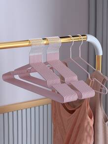 10pcs Non-slip Clothes Hanger - Pink - View 1