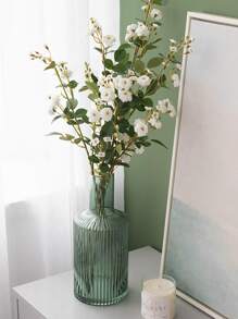 Nejlue Artificial Flowers/Plants1111 Home & Living nhánh hoa nhân tạo màu trắng, hoa giả polyester lãng mạn cho bữa tiệc - Nhiều màu - Xem 3