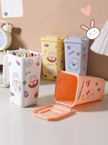 Hộp lưu trữ văn phòng phẩm - Hồng - Xem 2