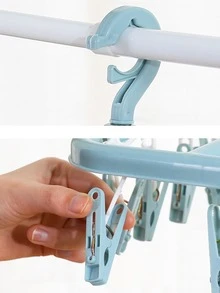 1 pieza secado creativo Calcetines Estante secado para doméstico - Celeste - Ver 3