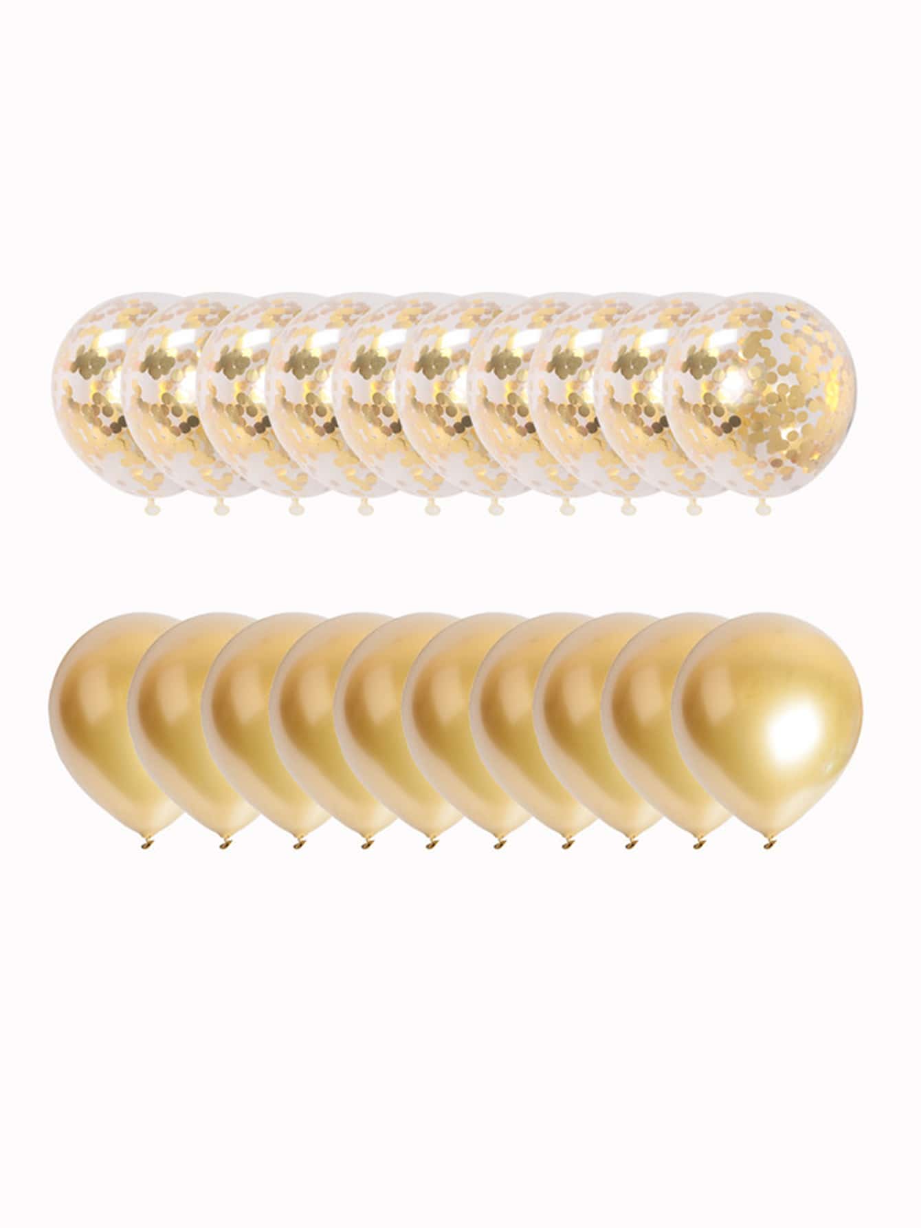 20pcs Confetti Latex Balloon Set