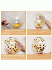 20pcs Confetti Latex Balloon Set