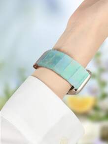 Correa de reloj compatible con Apple Watch ajustable - Multicolor - Ver 5