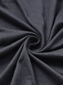 1pc Elastic Low Backrest Bar Stool Cover, Dust And Dirt Proof Protective Low Back Bar Stool Slipcover - Grey - View 4