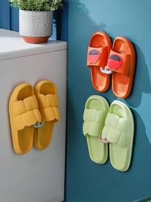 1入組自粘掛鉤家用簡約綠色自粘粘鉤 - 綠色 - 查看 8