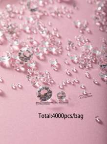 4000 piezas Lanzar Decoración en forma de diamante - transparente - Ver 6