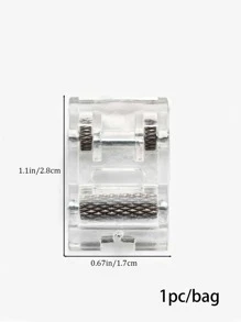 1 pieza Prensatelas para máquina de coser transparente