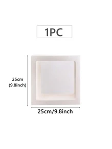 1 caja de globos de papel de 25 cm, caja de regalo de diseñoación de fiesta blanca moderna para fiesta - Blanco - Ver 3