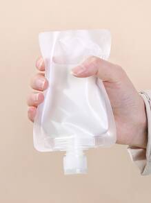 5件/套 100毫升 PET 乳液分配器，浴室透明乳液袋，旅行，旅行必需品，客厅家居卧室浴室家居装饰，旅行用品，婚礼，派对，生日，送给男士妈妈爸爸朋友的礼物，新年，配饰，有趣的礼物 - 白色 - 查看 4