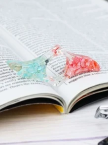 1入組亞克力透明書架 - 彩色 - 查看 3