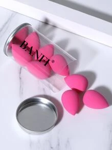 BANFI 8PCS Mini Makeup Sponge,Suitable for Cream & Powder Concealer, Loose Powder makeup applicator - Hot Pink - View 2