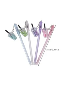 4 piezas Bolígrafo con diseño de botella al azar - Multicolor - Ver 8