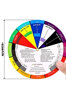 2pcs Artist Wheel - Multicolor - View 6
