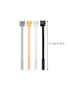 2入組貓貓設計隨機中性筆 - 彩色 - 查看 2