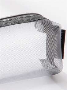 1入組隨機顏色網紗筆袋 - 彩色 - 查看 5