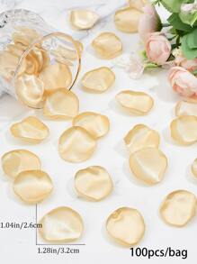 100pcs Petal Shaped Throwing Decoration - Khaki - View 3